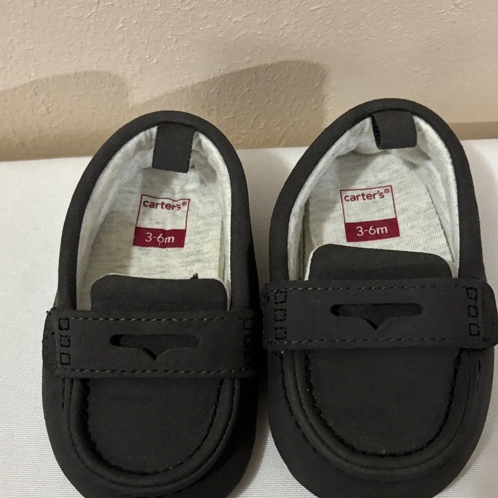 Carter's Dark Brown Kids Moccasins